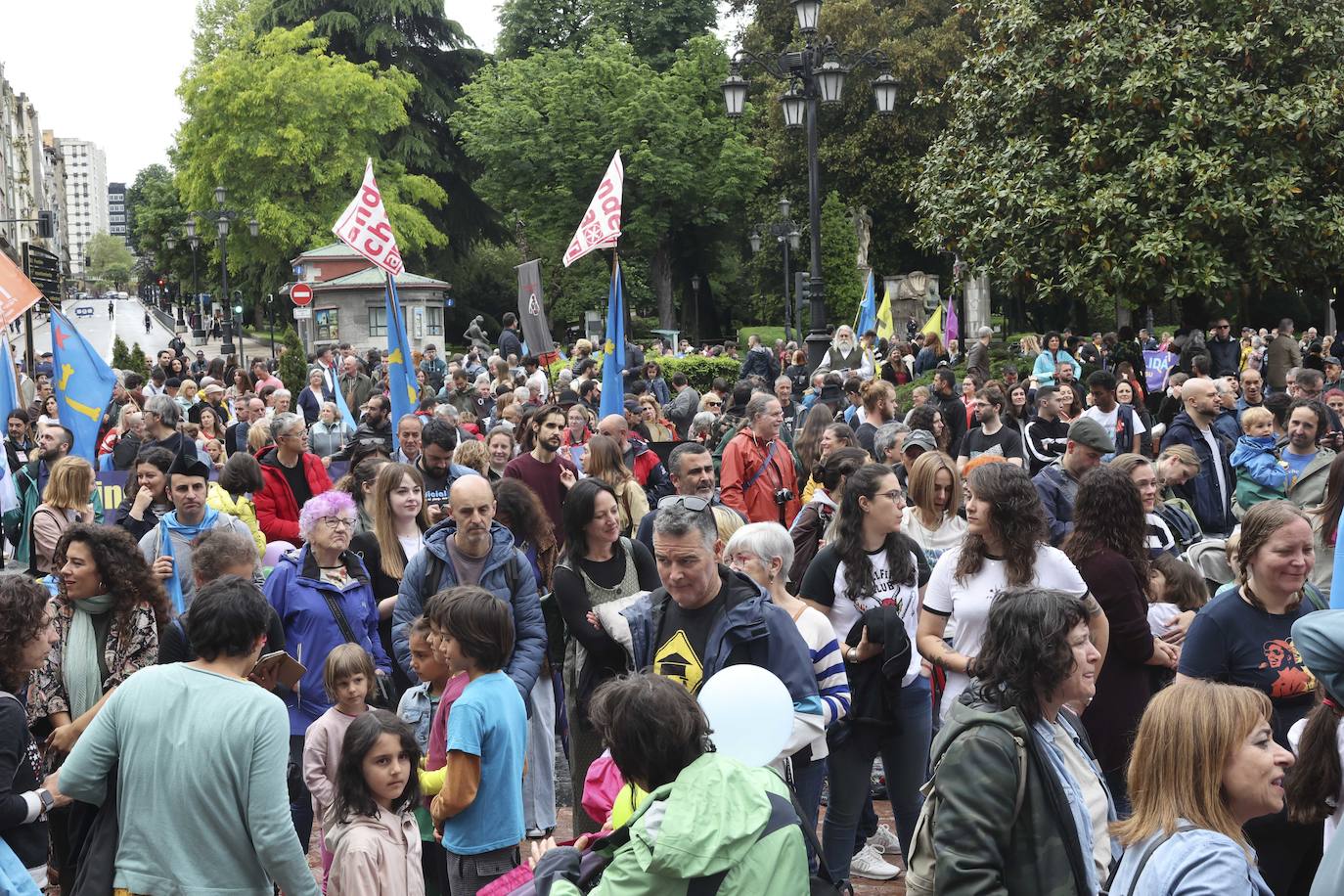 Multitudinaria manifestación en Oviedo por la &#039;oficialidá&#039; del asturiano