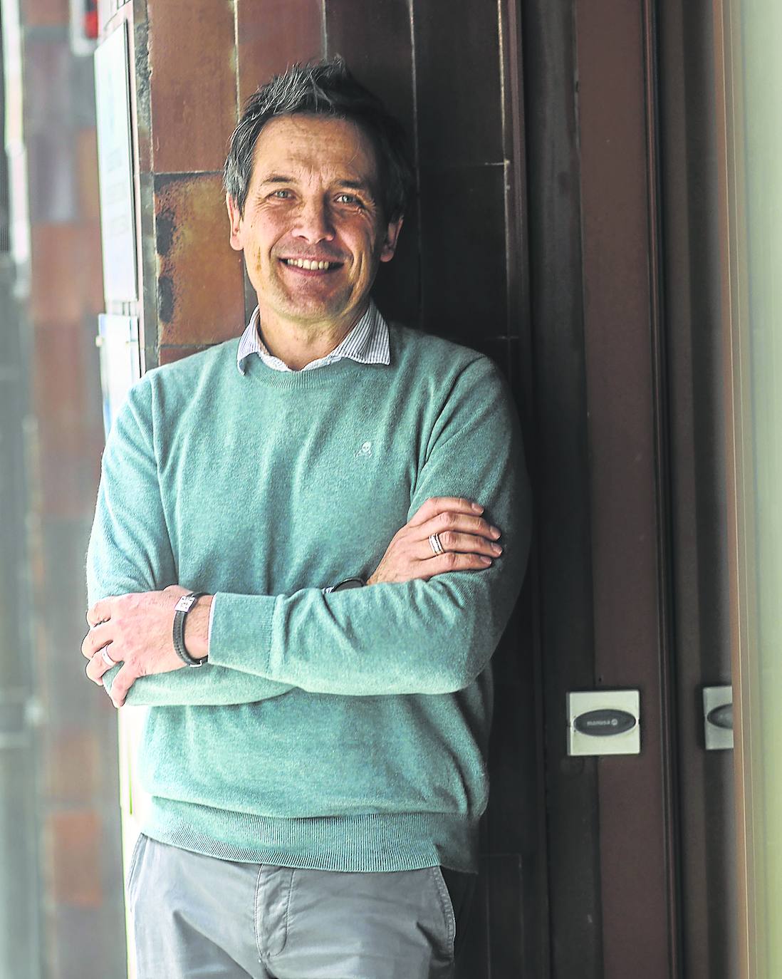 Elías Unzueta, gerente de Petronor Innovación, en Oviedo.