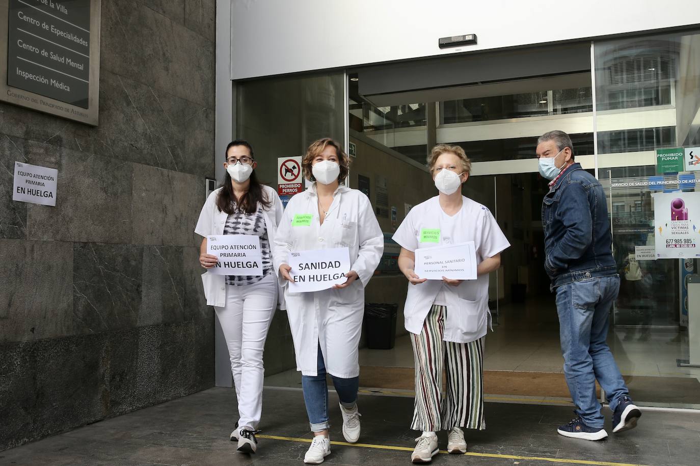 Huelga en la atención primaria asturiana