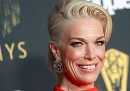 Hannah Waddingham en los Premios Olivier 2013.