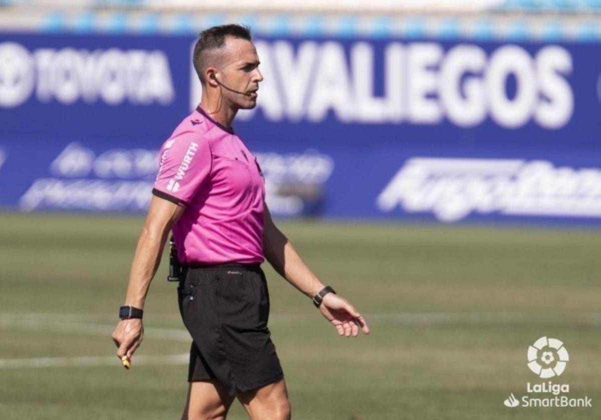 Gálvez Rascón, durante un partido.