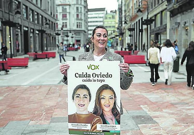 Vox. La candidata Sonsoles Peralta. mario rojas