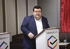 Luis Pacho durante una de las intervenciones.