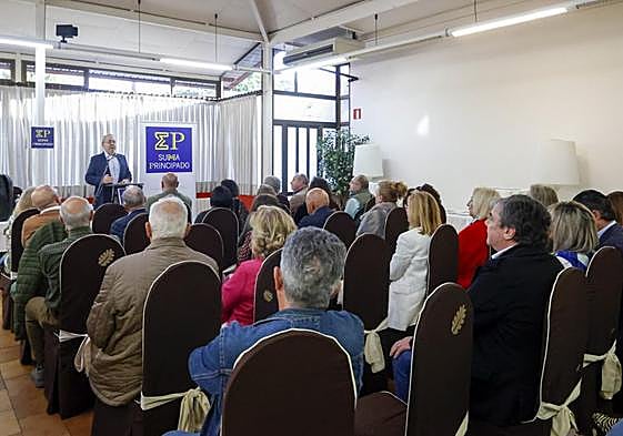 Acto-espicha de Suma Principado en La Carbayera de Granda .