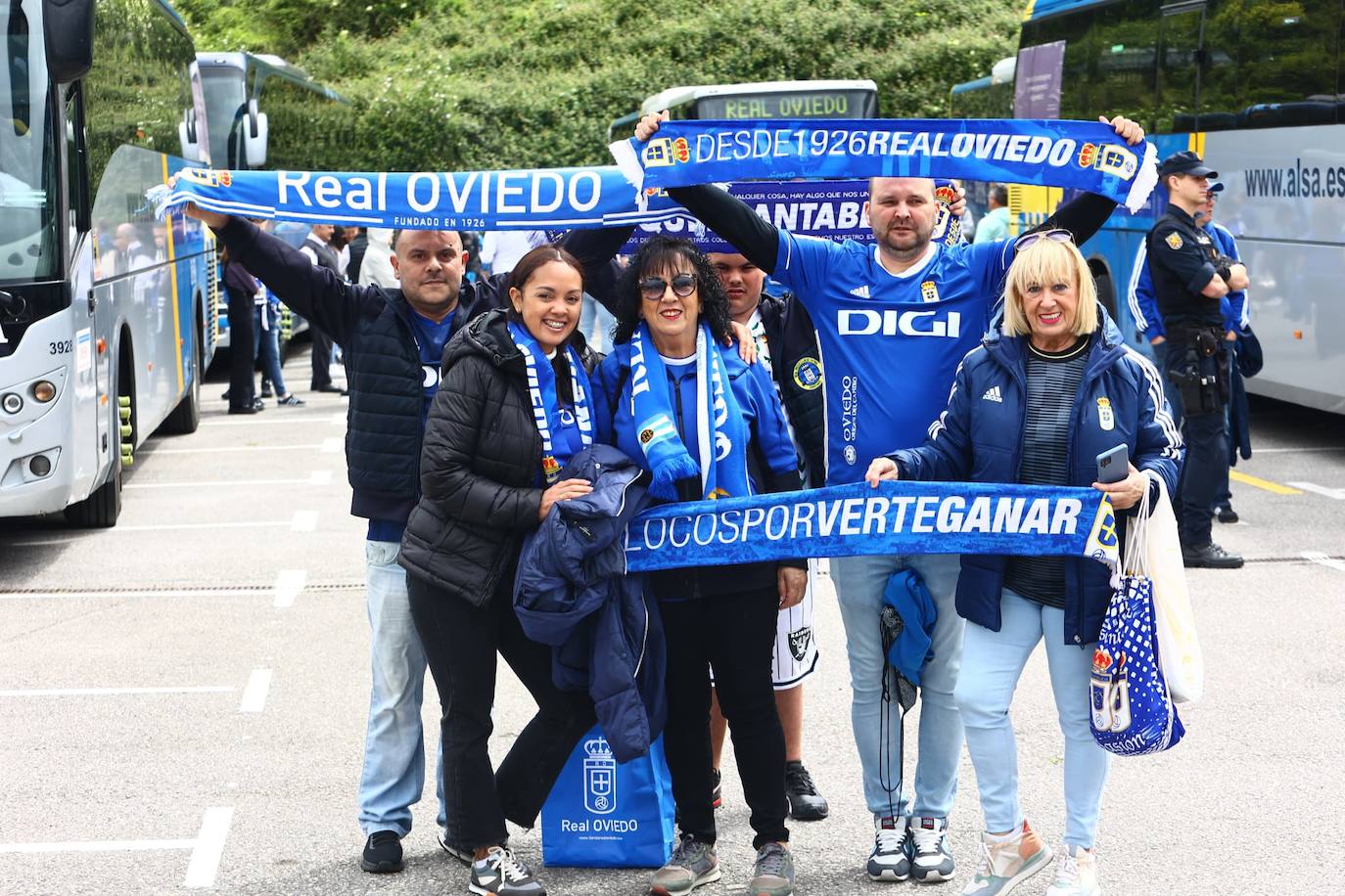 Todas las imágenes del ambiente previo al partido