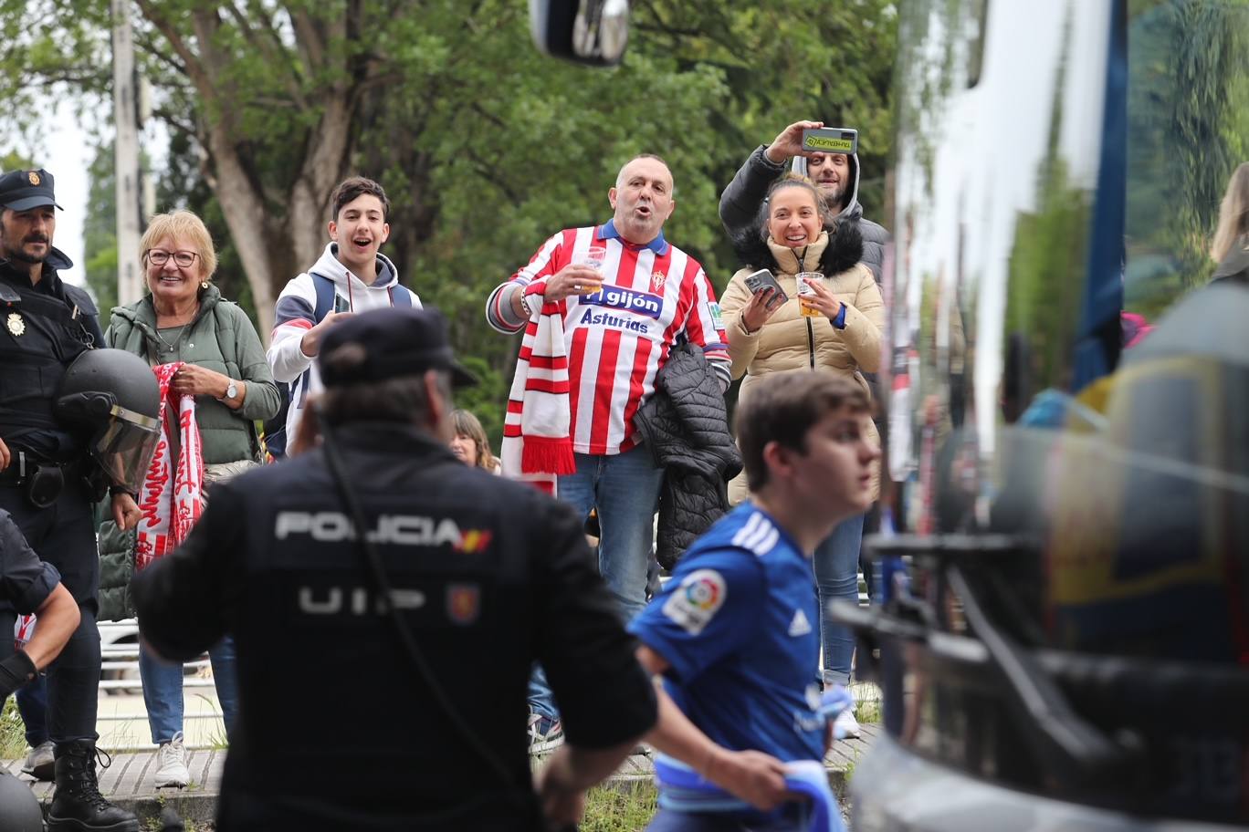 Todas las imágenes del ambiente previo al partido