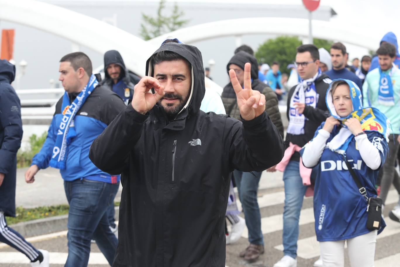 Todas las imágenes del ambiente previo al partido