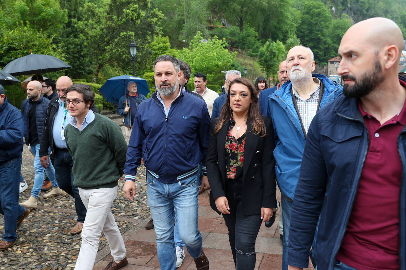 Abascal hace campaña en Covadonga