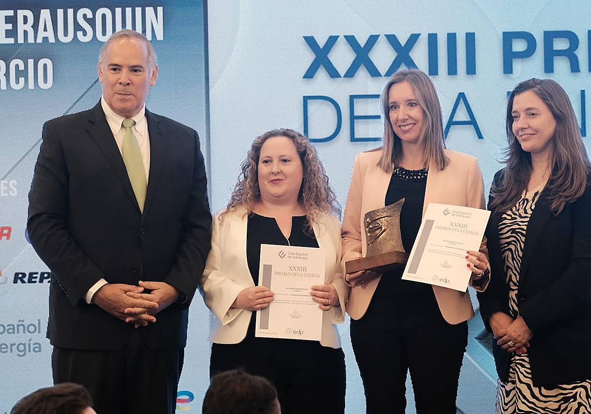 Mario Ruiz-Tagle, Paloma Lamadrid, Noelia A. Erausquin y Ana Paula Marqués, CEO de EDP España.