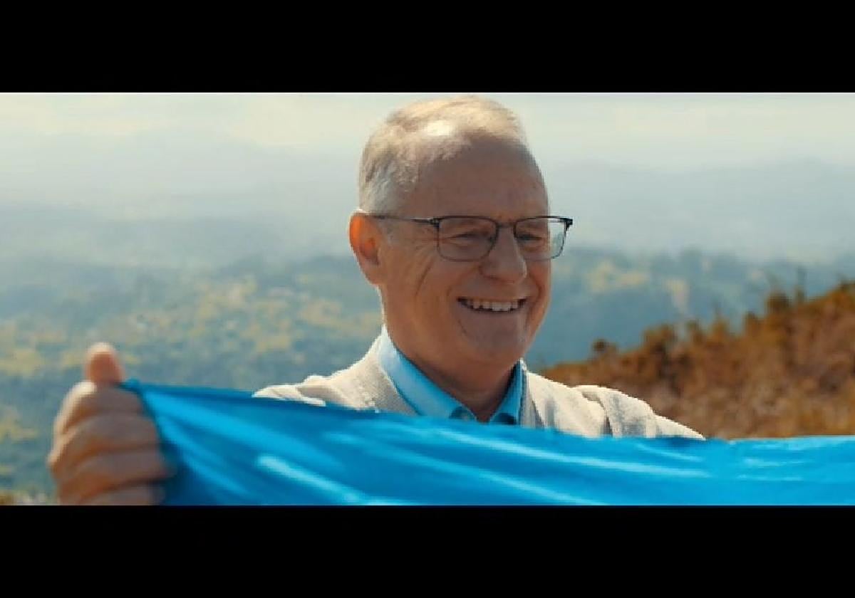 Diego Canga, en una captura de imagen de su vídeo de campaña.