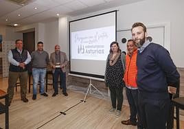 Acto de presentación de Sidraturismo Asturias, ayer, en Gijón.