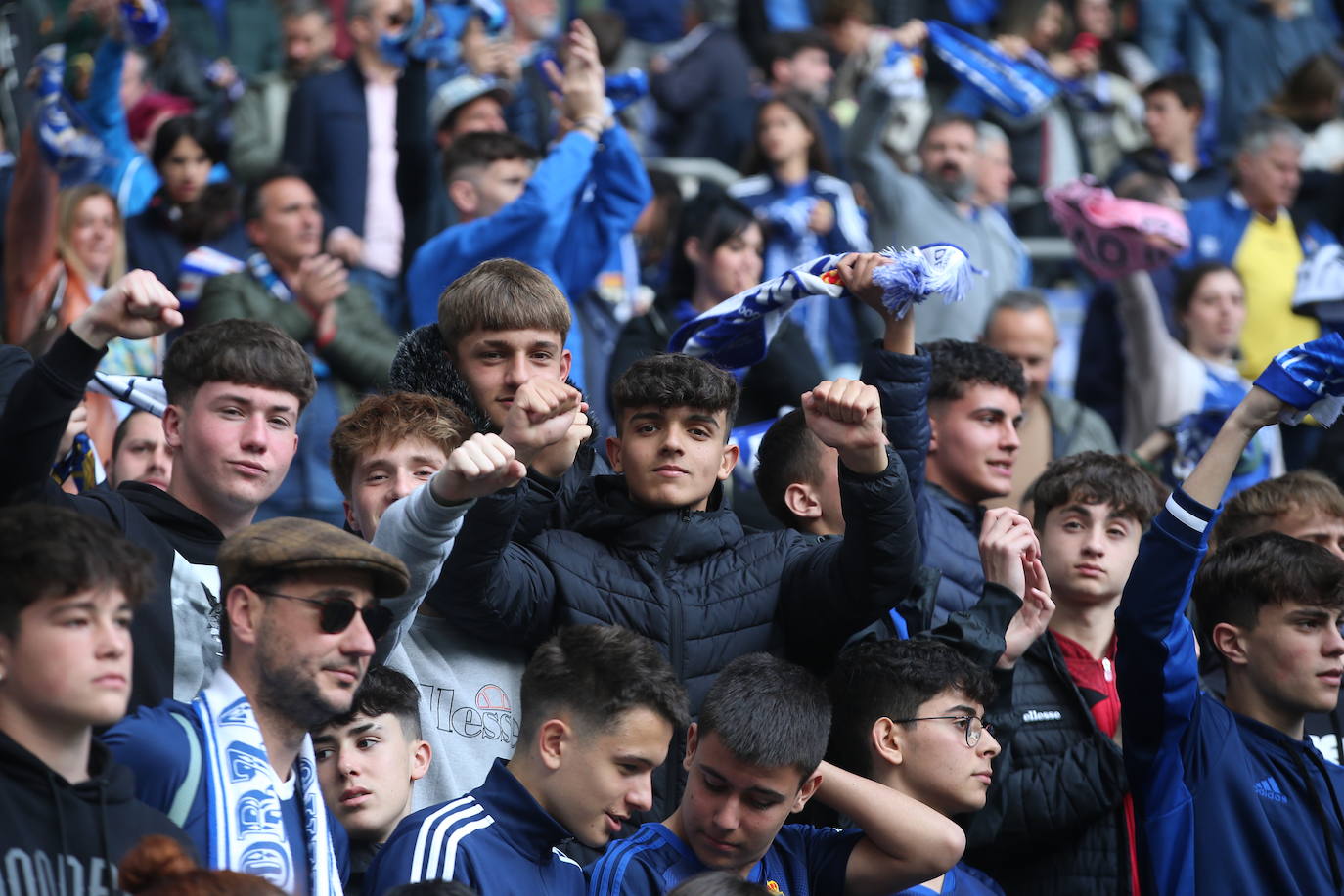 ¿Estuviste en el Tartiere? ¡Búscate en las fotos del último partido del Oviedo en casa!