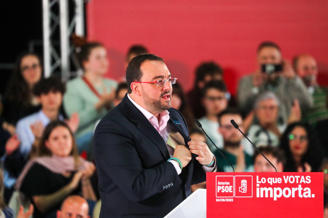 Pedro Sánchez, en Gijón