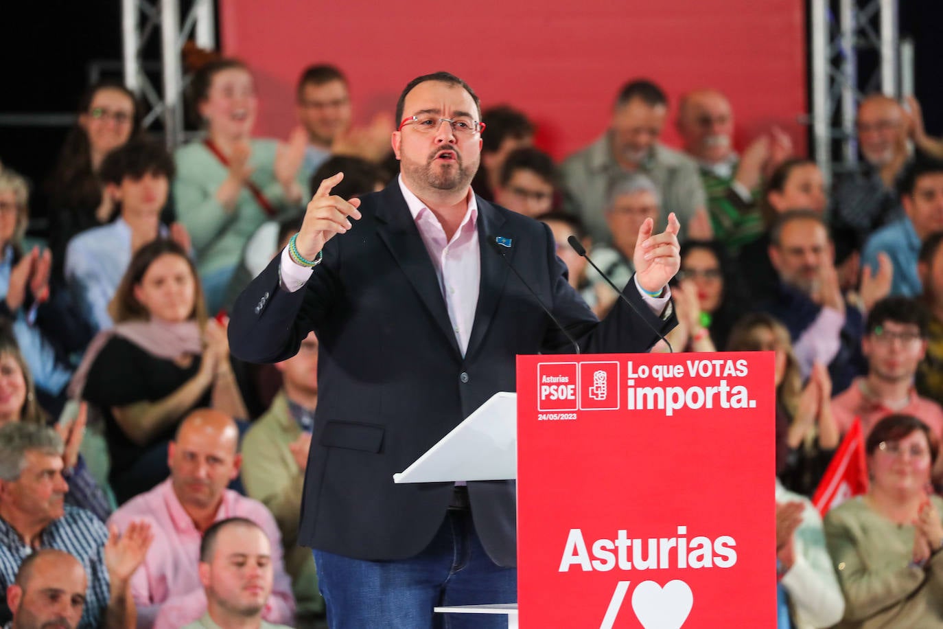 Pedro Sánchez, en Gijón