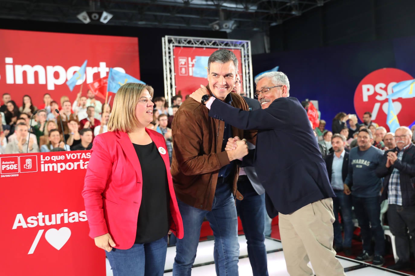 Pedro Sánchez, en Gijón