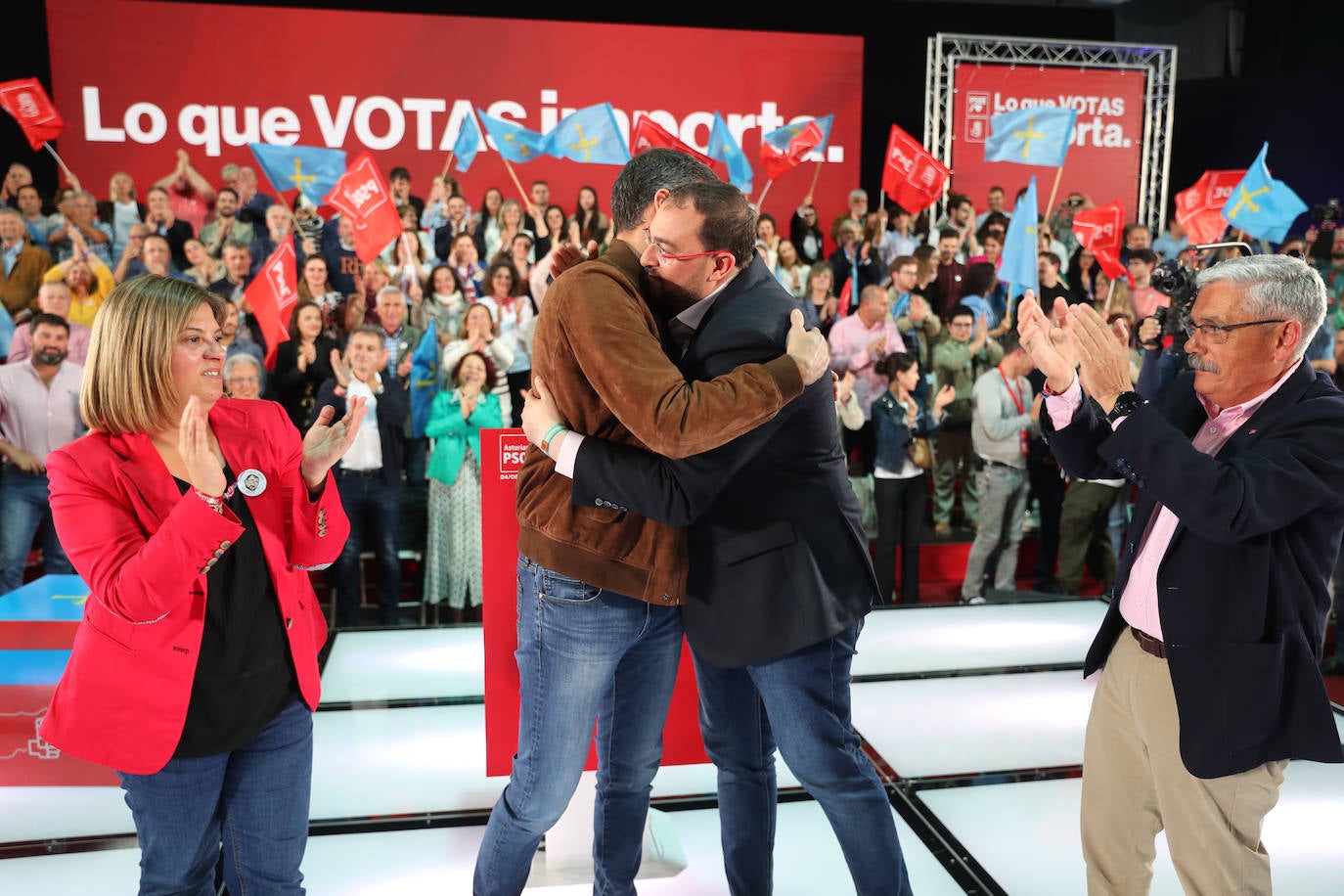 Pedro Sánchez, en Gijón