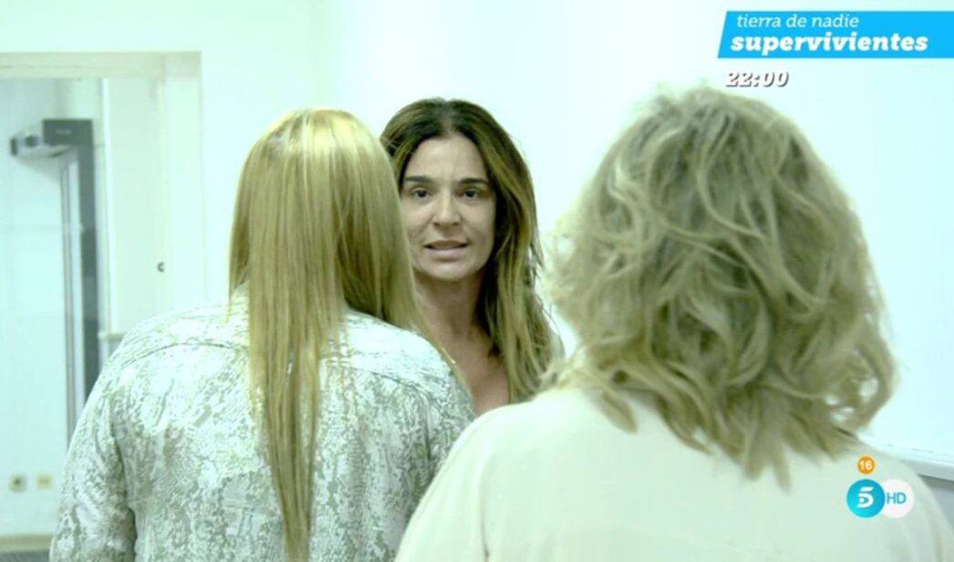 Raquel Bollo, en los pasillos de Telecinco.