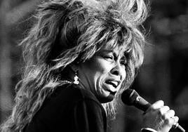 Tina Turner, durante un concierto en Zúrich.