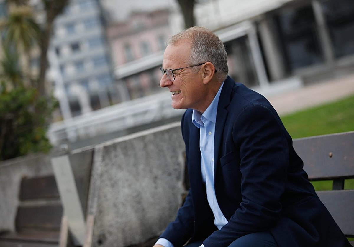 Diego Canga, ayer, en Gijón.