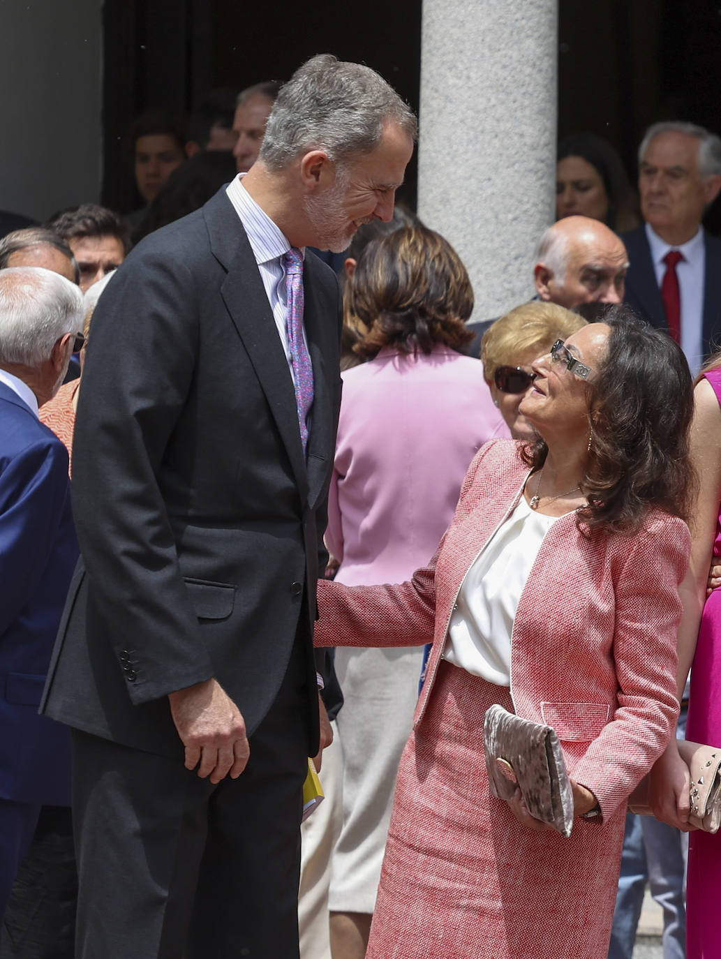 Armonía de color en la confirmación de la infanta Sofía