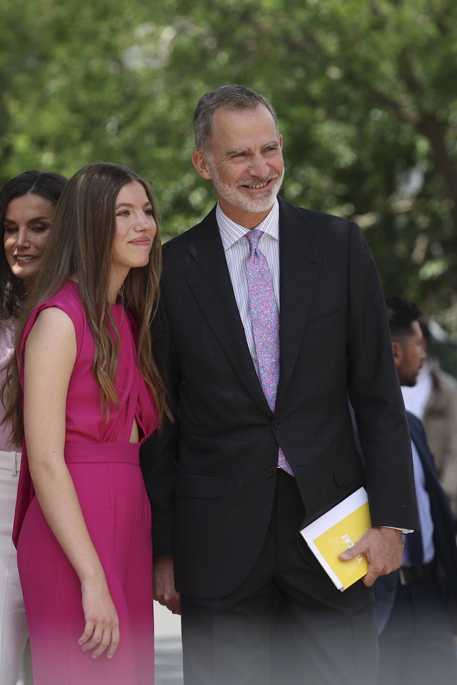 Armonía de color en la confirmación de la infanta Sofía