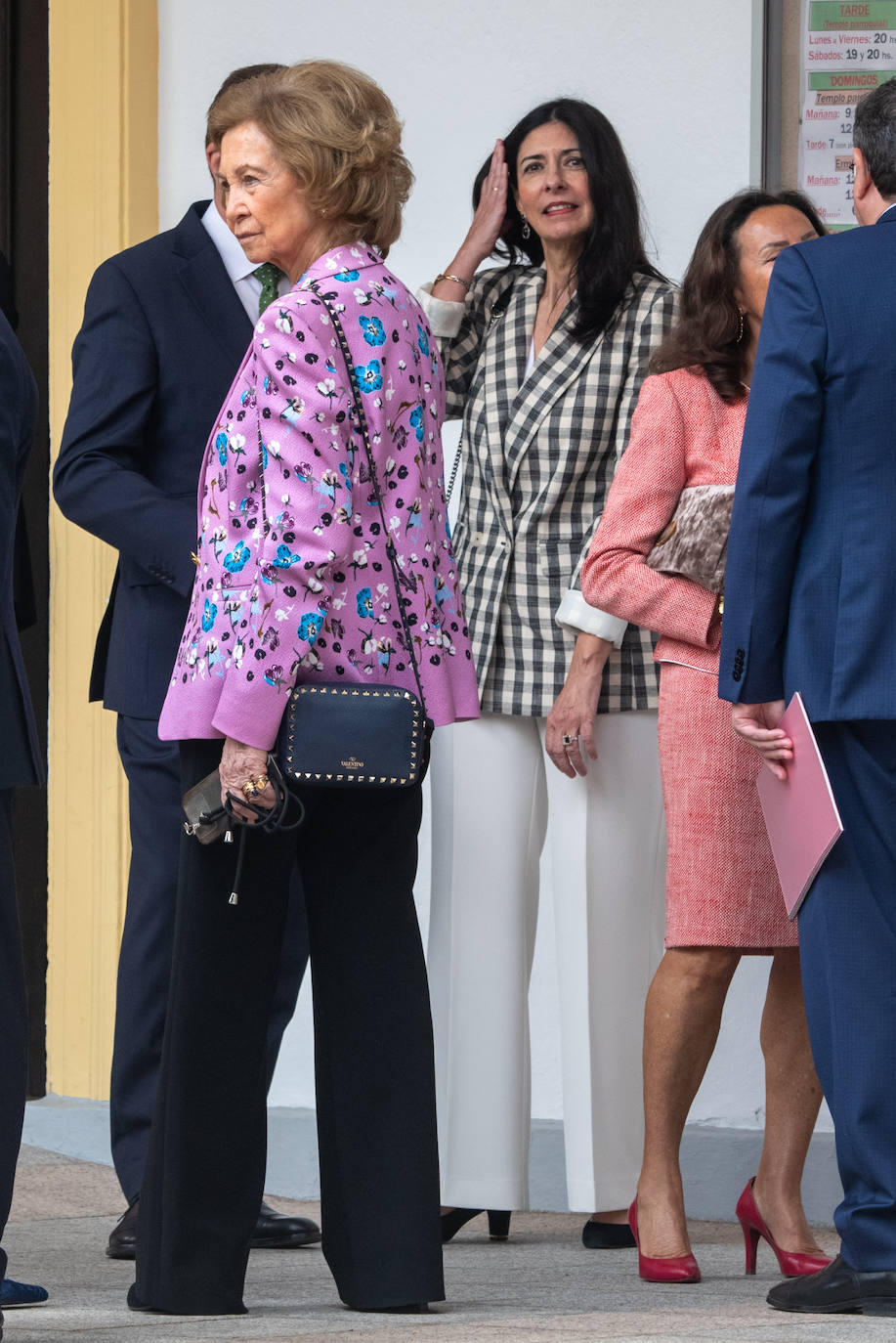 Armonía de color en la confirmación de la infanta Sofía