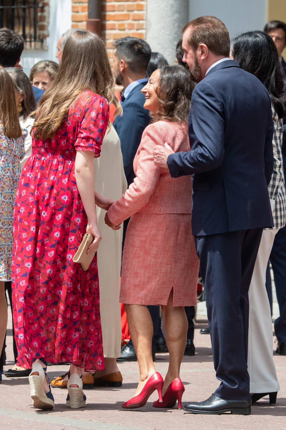 Armonía de color en la confirmación de la infanta Sofía