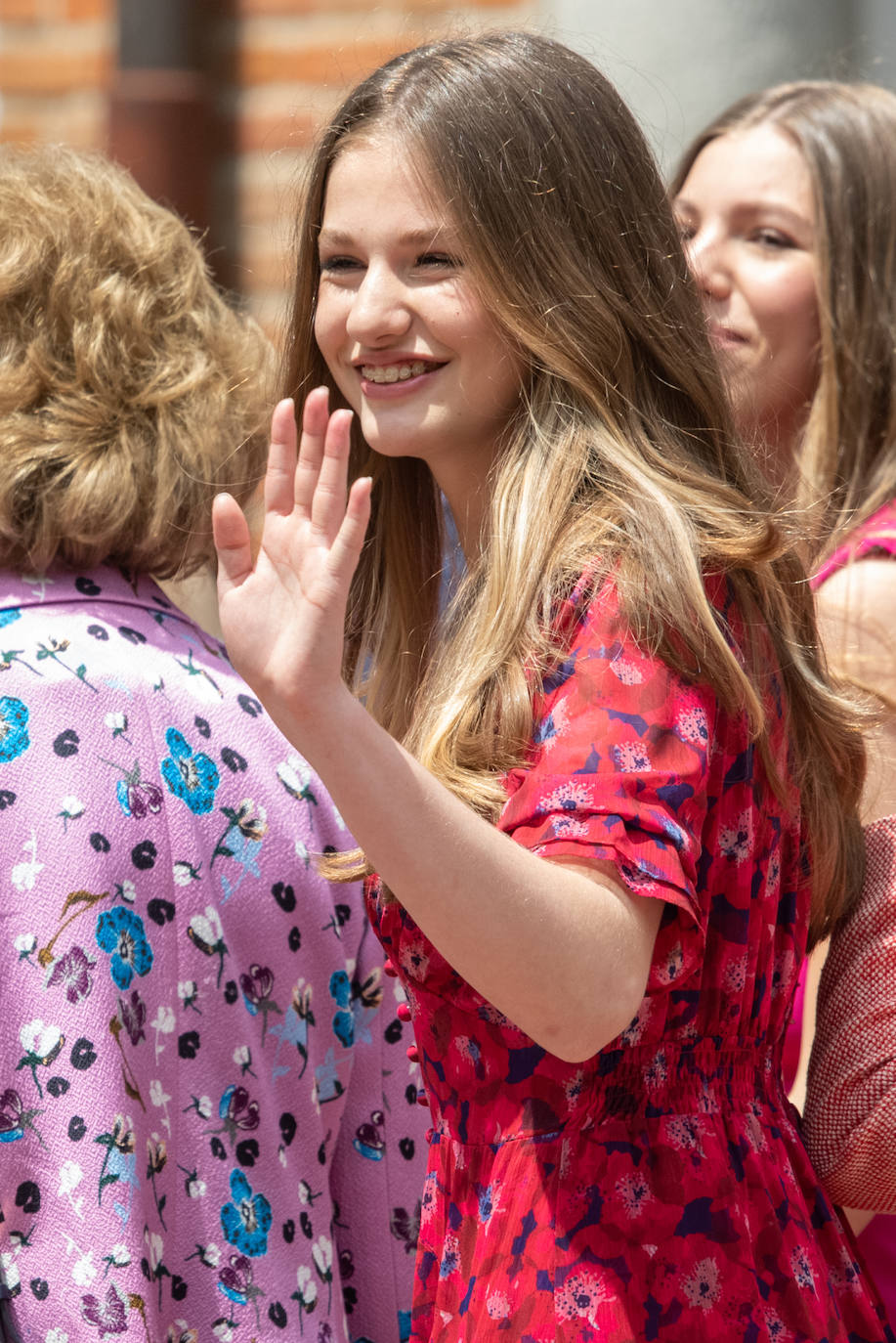Armonía de color en la confirmación de la infanta Sofía