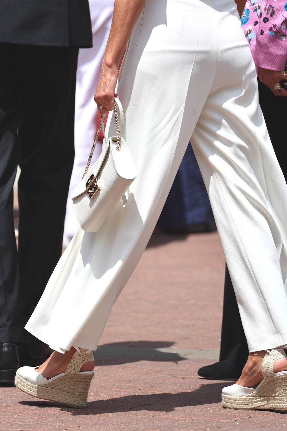 Armonía de color en la confirmación de la infanta Sofía