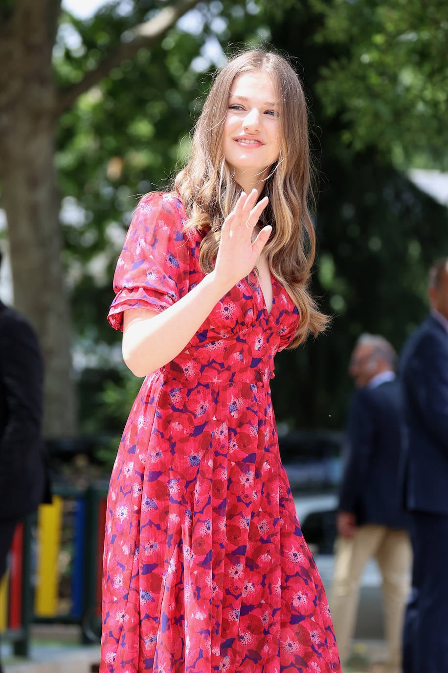 Armonía de color en la confirmación de la infanta Sofía