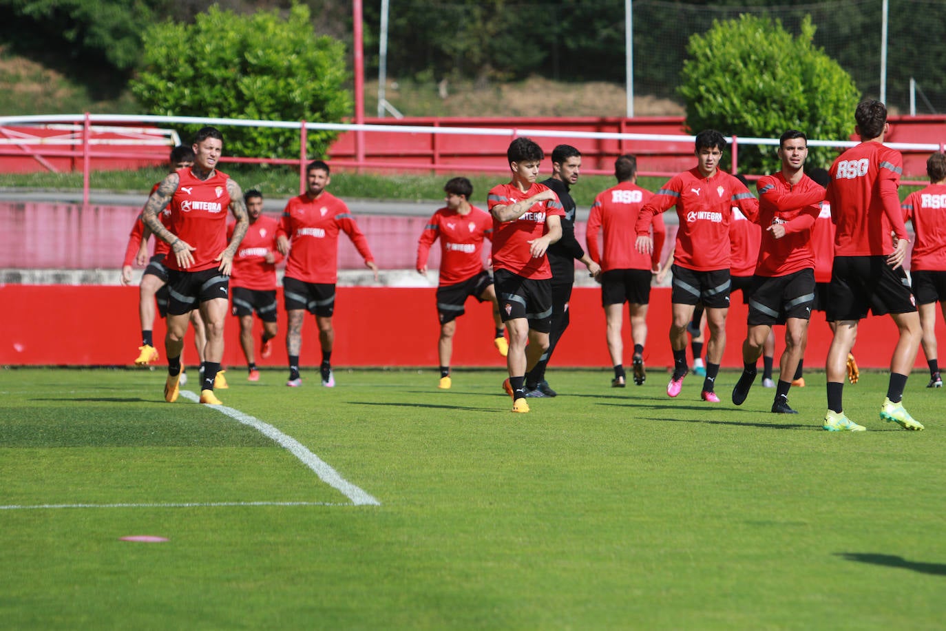 Entrenamiento del Sporting (25/05/23)