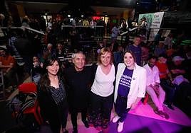 Laura Tuero, Xune Elipe, Covadonga Tomé y Olaya Suárez.