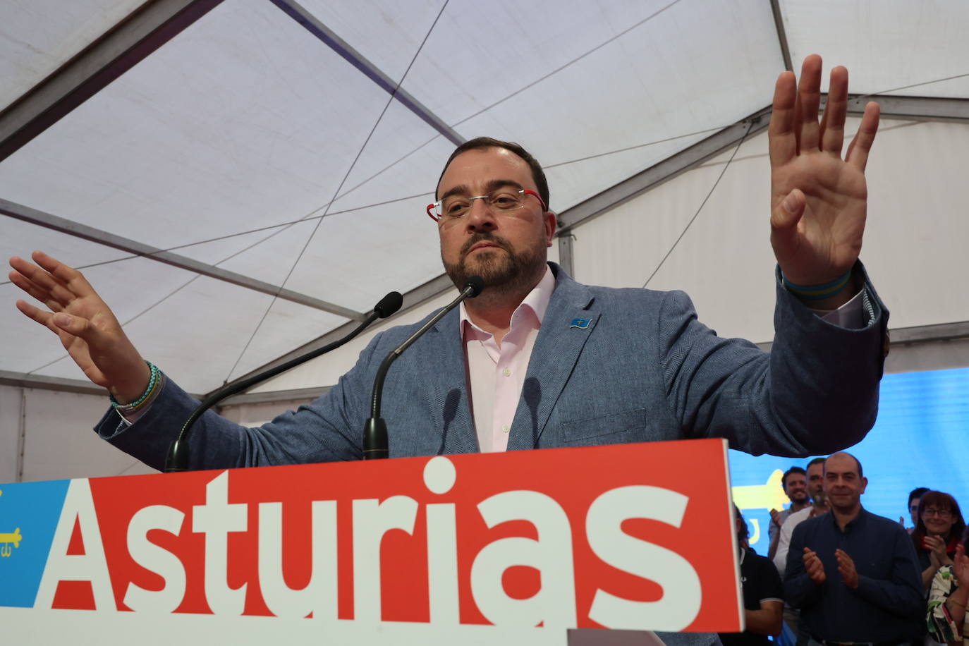 Los candidatos asturianos cierran la campaña del 28M