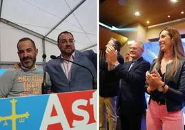 Los candidatos asturianos cierran la campaña del 28M