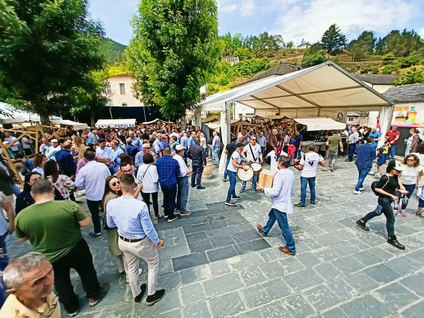 El blanco verdín, protagonista en la Fiesta del Vino de Ibias