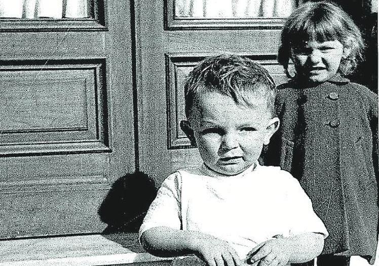 Víctor García Oviedo, de niño.