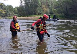 Muere un asturiano en el río Esla a su paso por León