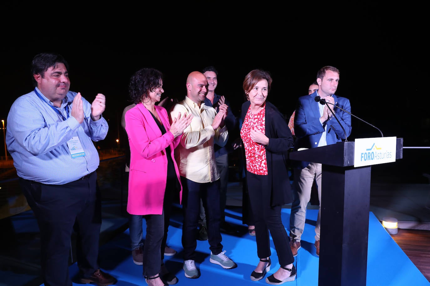 Así celebra Foro el resultado de las elecciones en Gijón