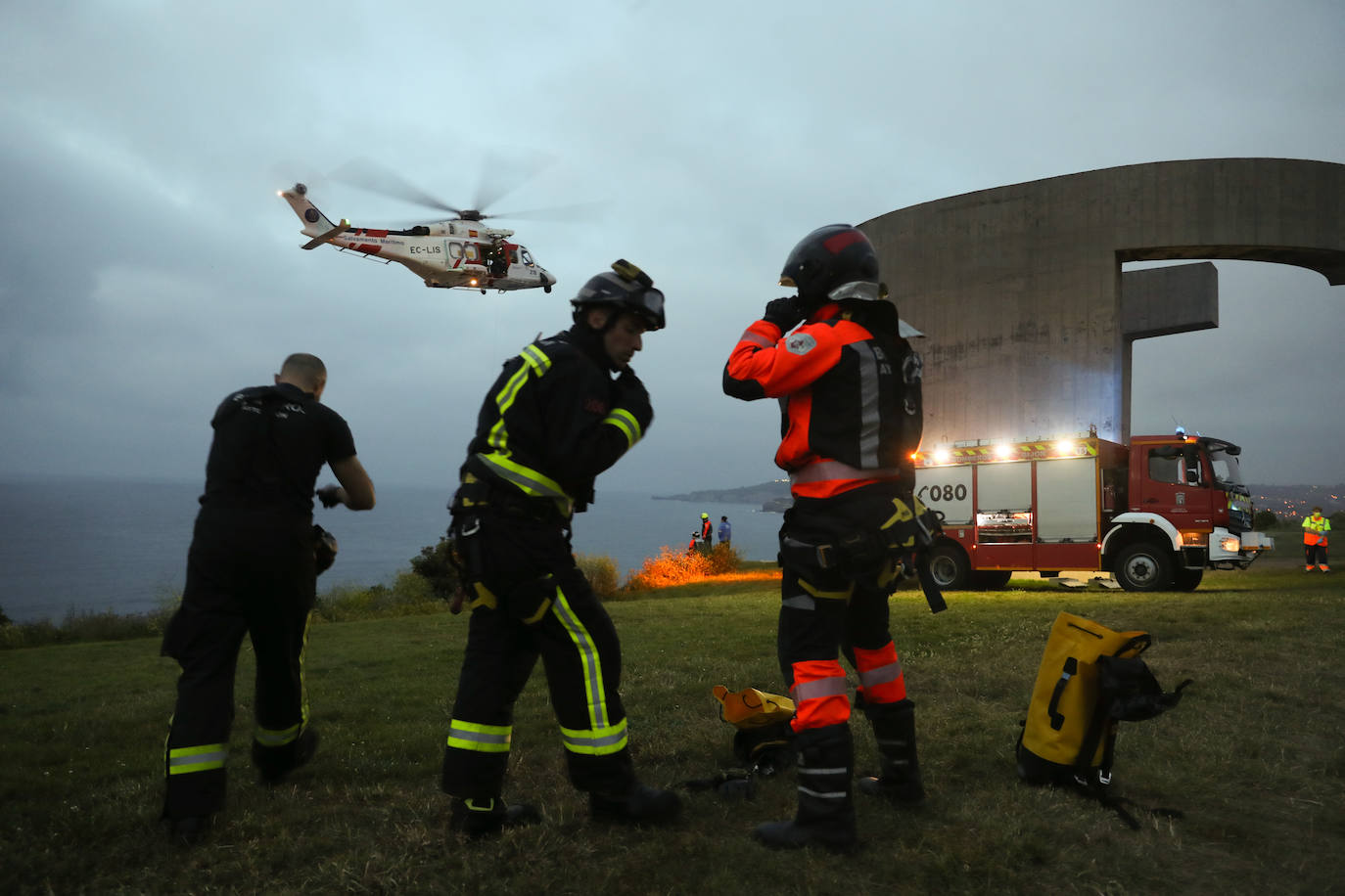 Intenso operativo para rescatar a una joven en el Cerro