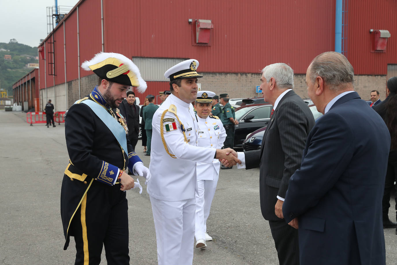 Visita al &#039;Cuauhtémoc&#039; en Gijón