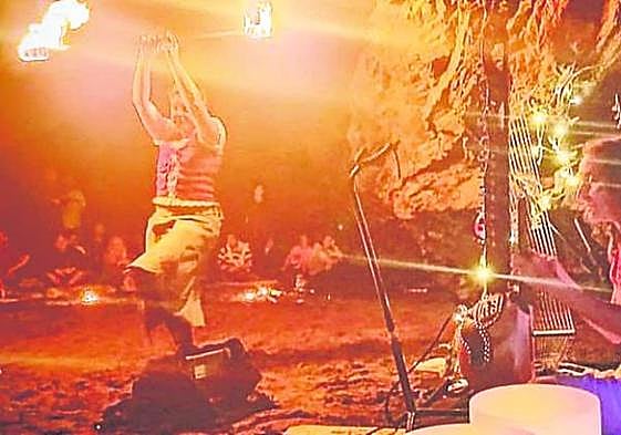 Representación de 'Brigit, la Diosa celta del fuego', por Minerva.