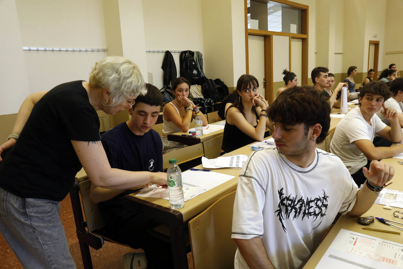 La primera jornada de la EBAU en Asturias, en imágenes