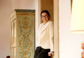 Inmaculada Martínez, antes de la reunión del jurado de Investigación Científica y Técnica.