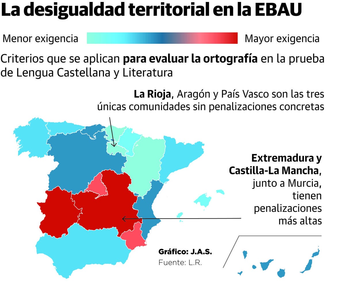 Los estudiantes asturianos comienzan una EBAU que sigue marcada por las diferencias entre las autonomías