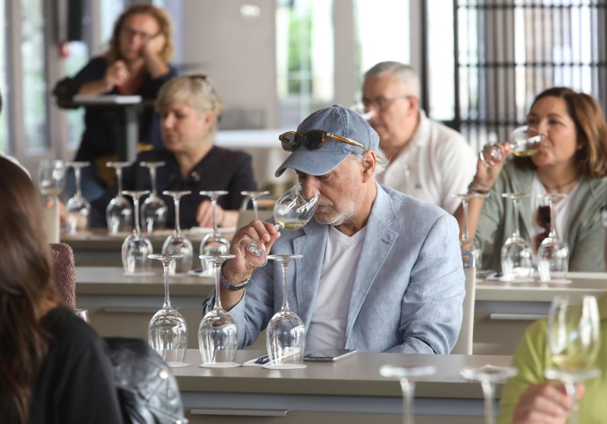 Cata de Vinos en el Hotel Palacio de Avilés el año pasado.