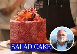 Así es la tarta de ensalada de José Andrés.