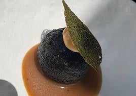 El pincho Chipi-Ron, del Restaurante Blanco, galardonado con el primer premio.