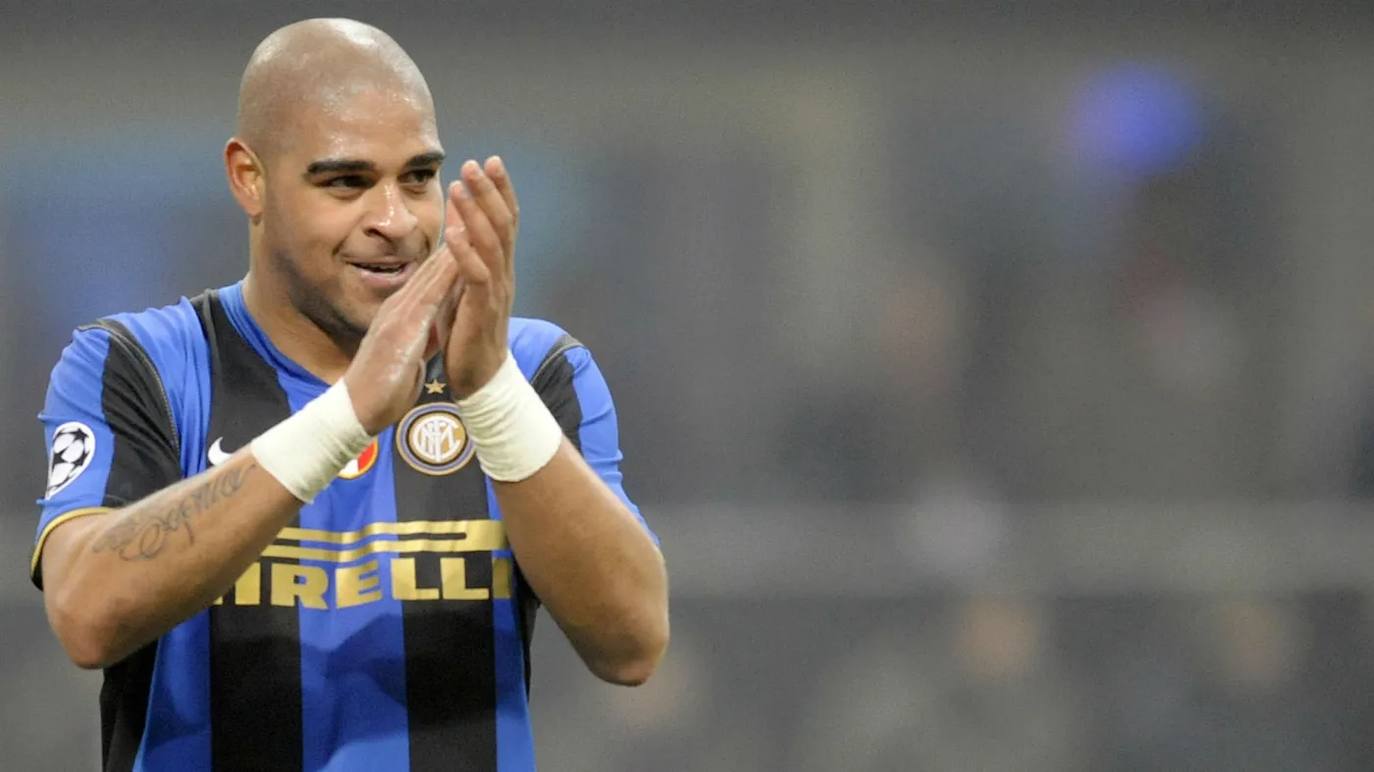 Adriano, durante su etapa como interista.