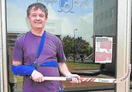 Fernando Sierra, ayer en la sede del club fabril .