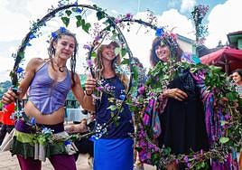 El mercado 'El Tenderete' de Cabranes, de aniversario